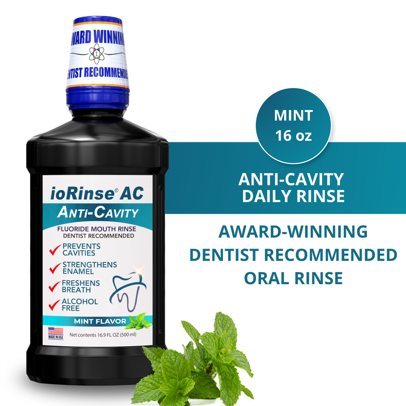 ioRinse AC Anti Cavity Rinse 16 oz - Case of 24