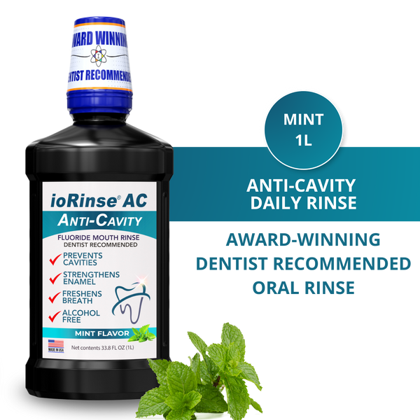 ioRinse AC - Anti-Cavity Rinse - 1L Case of 12