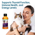 ioVet™ Oral - 4 oz bottle and a dispensing syringe