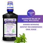 ioRinse MR - Maximum Relief Oral Rinse - 1 liter bottle