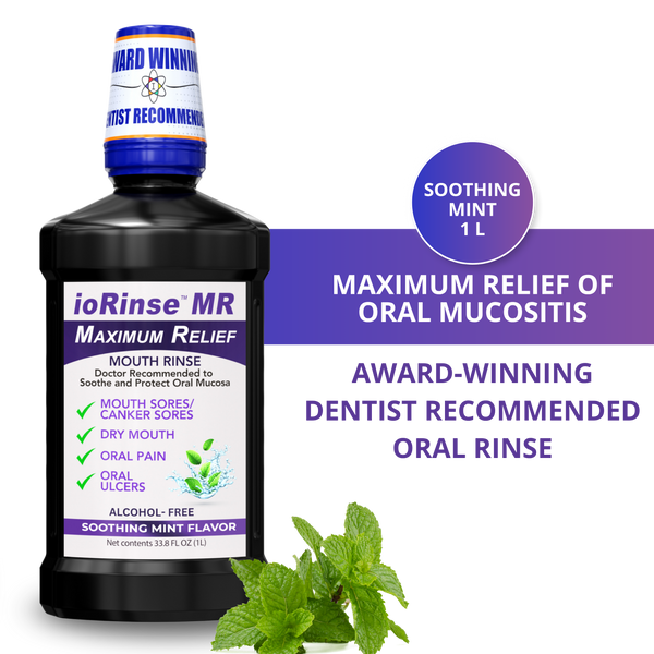 ioRinse MR - Maximum Relief Oral Rinse - Case of 12