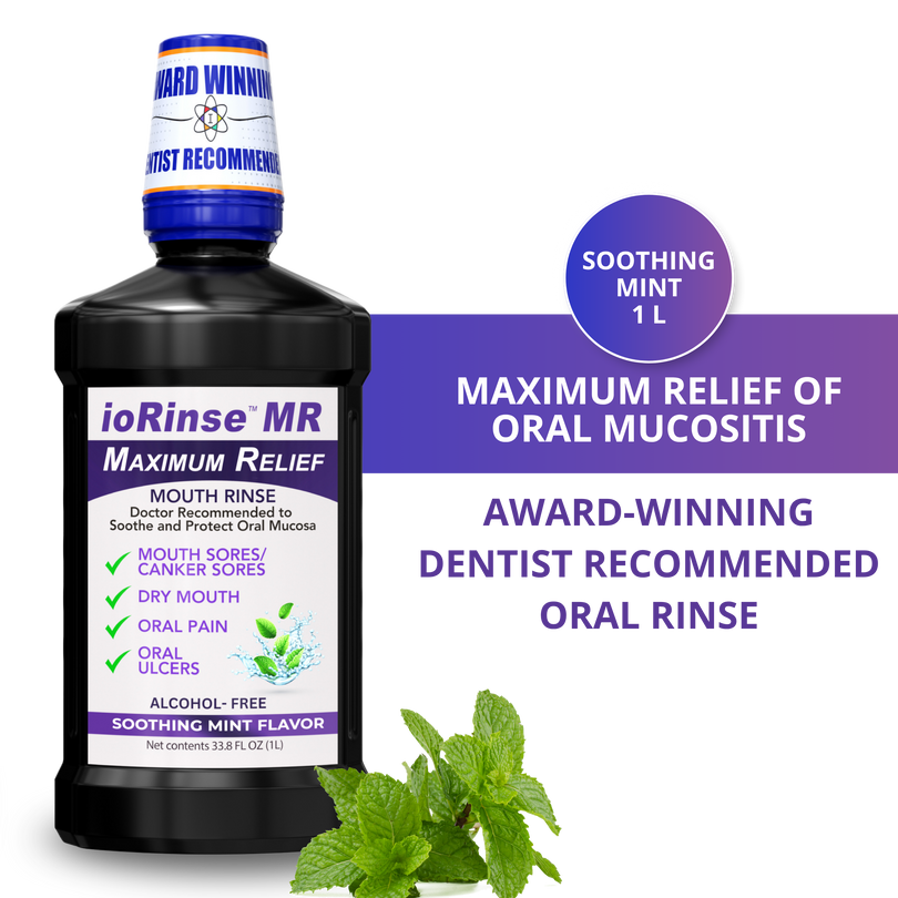 ioRinse MR - Maximum Relief Oral Rinse - Case of 12