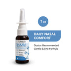 ioMist 1 oz saline nasal spray for daily nasal comfort, doctor recommended gentle formula
