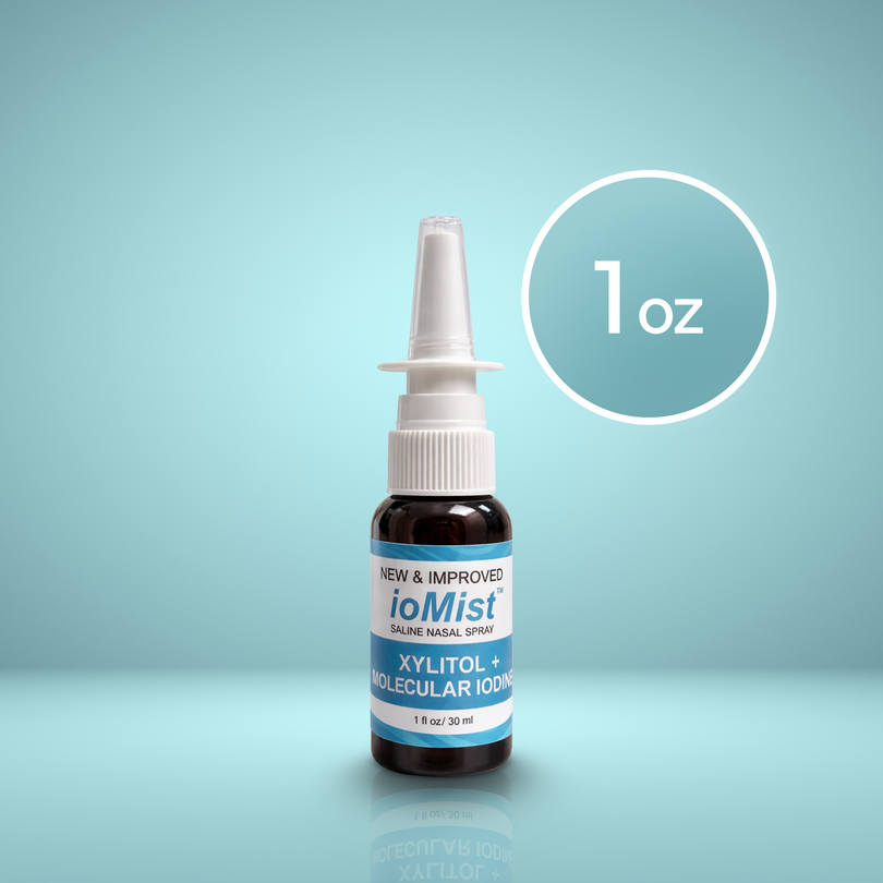 ioMist™ Saline Nasal Spray with Xylitol - 1 oz bottle