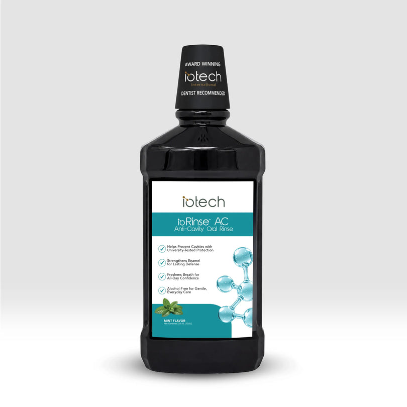 ioRinse AC - Anti-Cavity Oral Rinse - 1L or 16oz