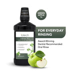 ioRinse RTU Green Apple 1 liter for everyday rinsing, award-winning dentist recommended oral rinse