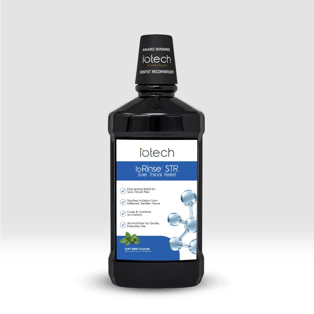 ioRinse™STR (Sore Throat Relief) Professional Strength Gargle