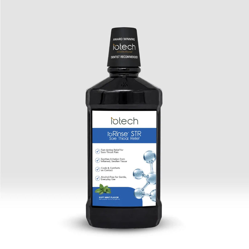 ioRinse™STR (Sore Throat Relief) Professional Strength Gargle