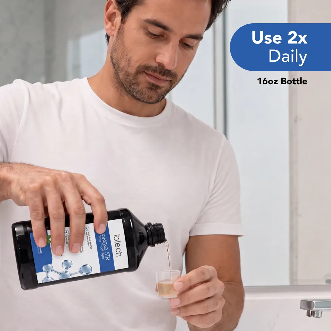 ioRinse™STR (Sore Throat Relief) Professional Strength Gargle