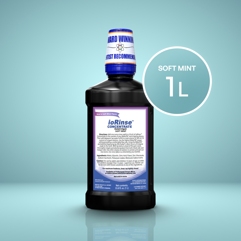 ioRinse™ Professional Concentrate Soft Mint - 1 liter bottle