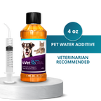 ioVet™ Oral - 4 oz bottle and a dispensing syringe