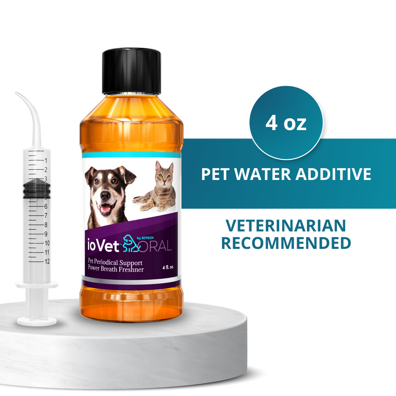 ioVet™ Oral Pet Water Additive - 4 oz - Case of 18