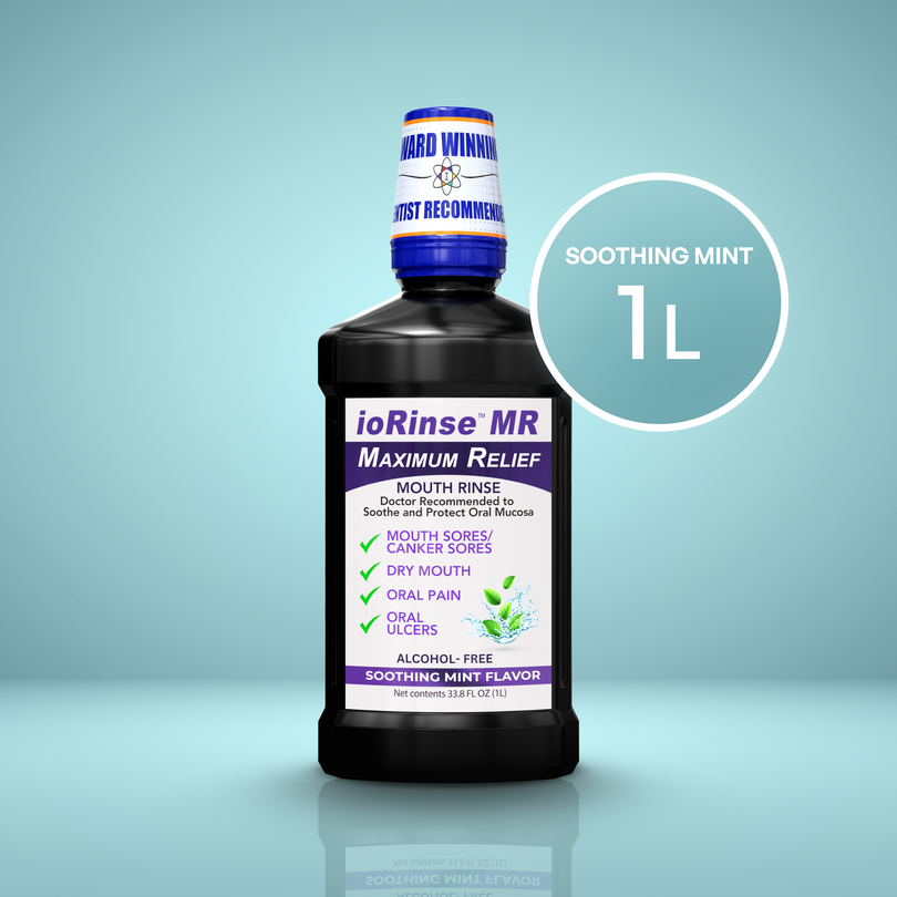 ioRinse MR - Maximum Relief Oral Rinse - 1 liter bottle