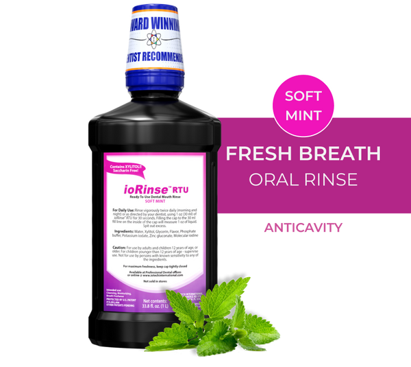 ioRinse™ RTU Ready-To-Use 12 bottle (1 liter) Mixed Case