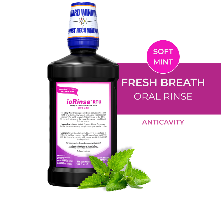 ioRinse™ RTU Ready-To-Use 12 bottle (1 liter) Mixed Case